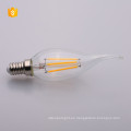 E26 E27 B22 E12 E14 DIMMABLE Bombilla de filamento de LED Edison Bombilla C35 LED de luz de vela 2W 4W 6W 120V 230V